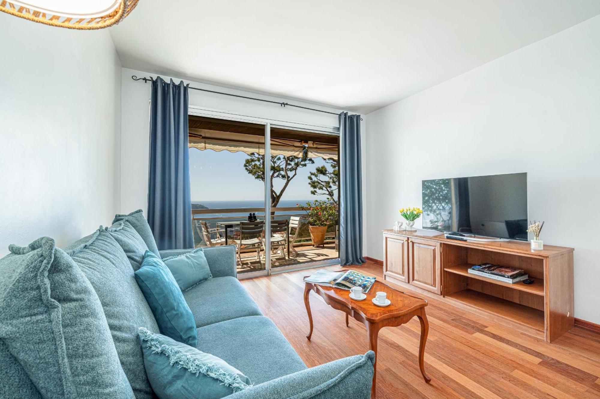 Ferienwohnung Extraordinary Sea View - 1 Bdr With Ac Villefranche-sur-Mer Exterior foto