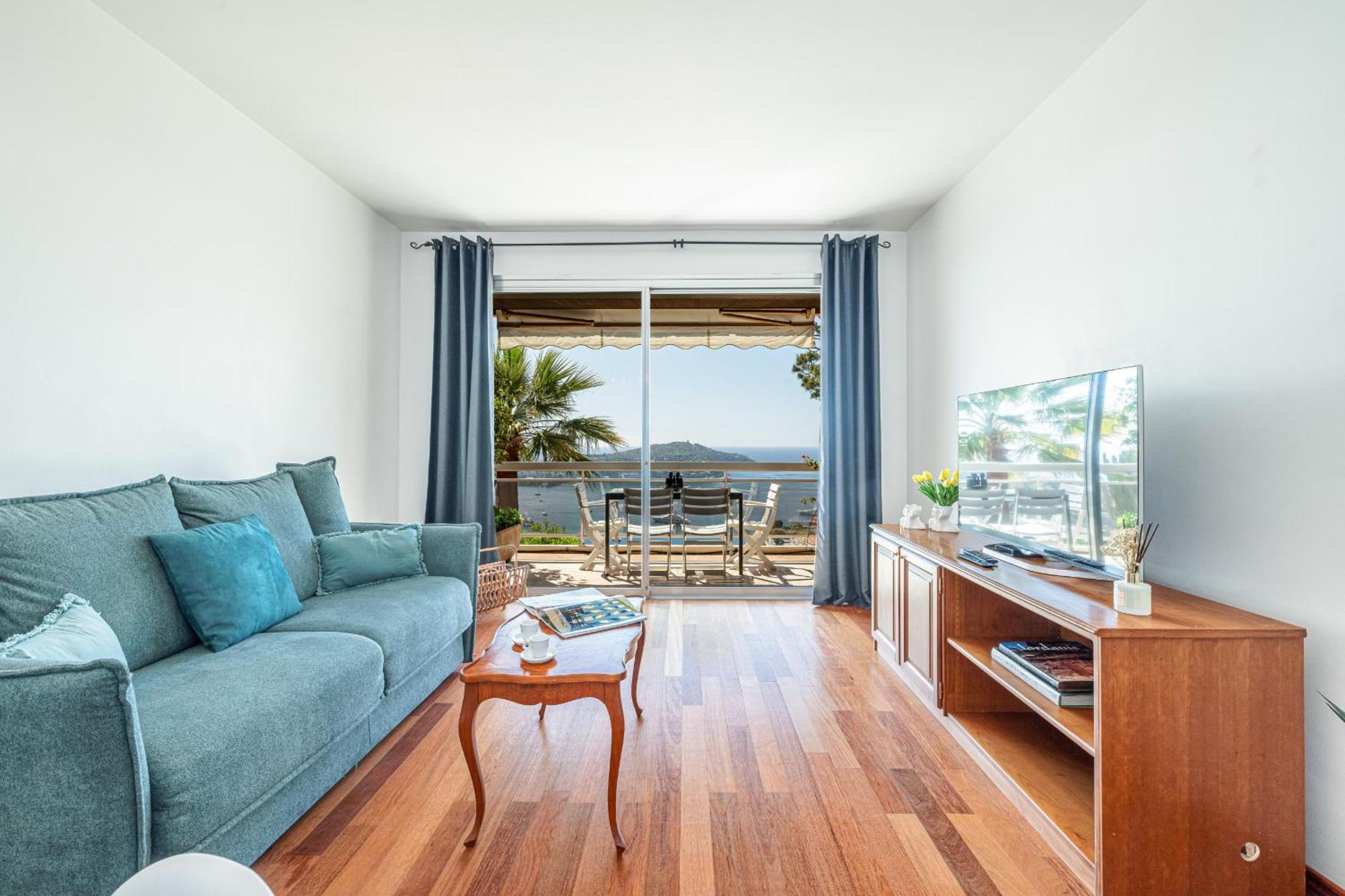 Ferienwohnung Extraordinary Sea View - 1 Bdr With Ac Villefranche-sur-Mer Exterior foto