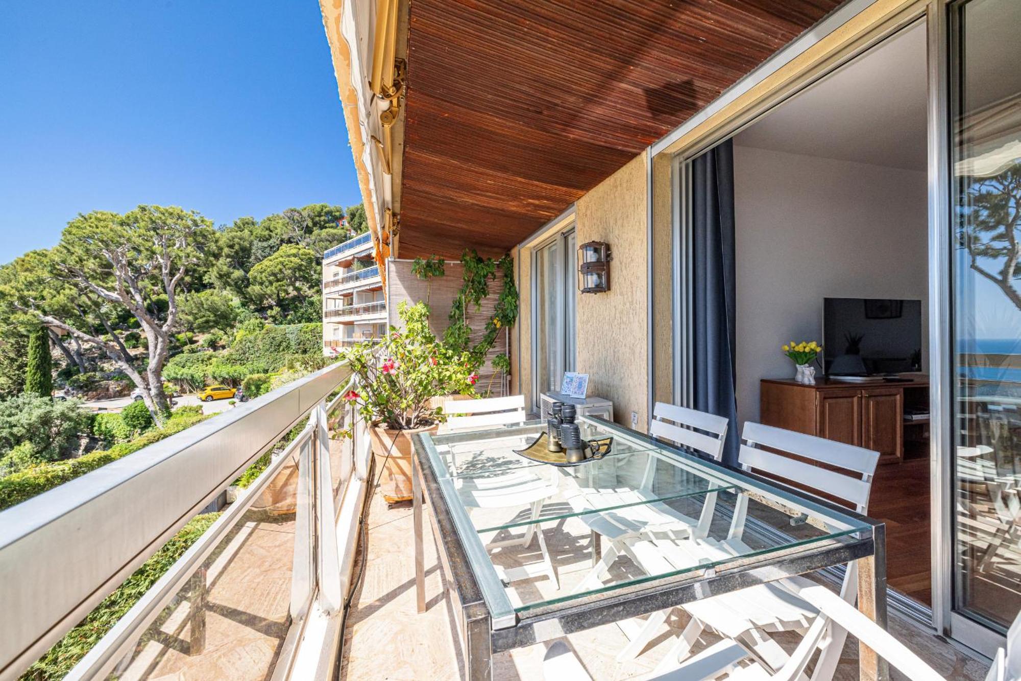 Ferienwohnung Extraordinary Sea View - 1 Bdr With Ac Villefranche-sur-Mer Exterior foto